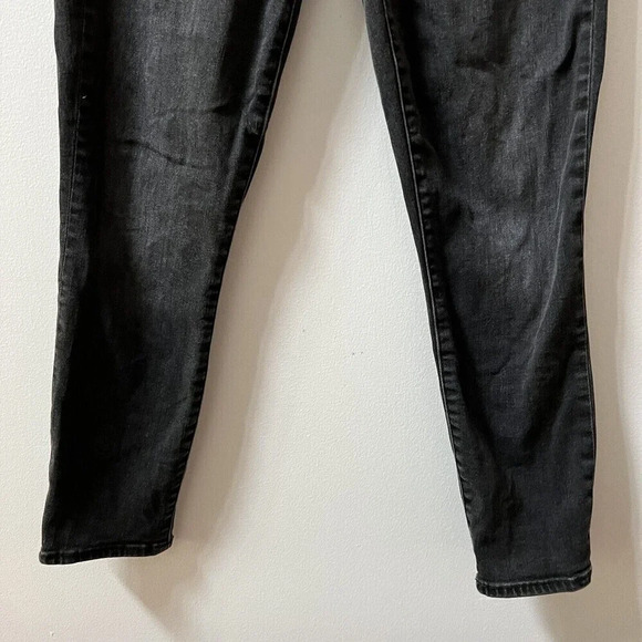GAP Women’s Black True Skinny Super High Rise Crop Jeans Sz 28 Denim Pants - Picture 5 of 9